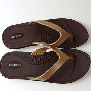 Okabashi Flip Flop Sandals Sz M/L